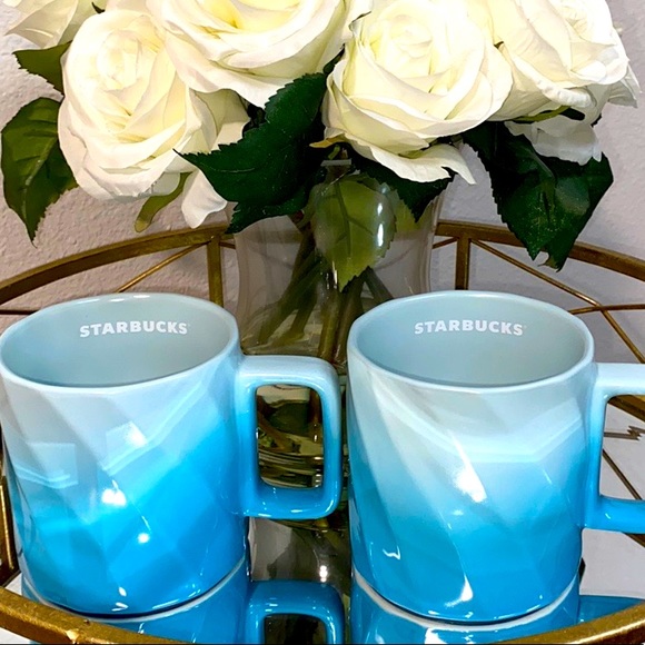 Starbucks Spring 2021 Blue OmbrΓ© Ceramic Mug π - Picture 3 of 7